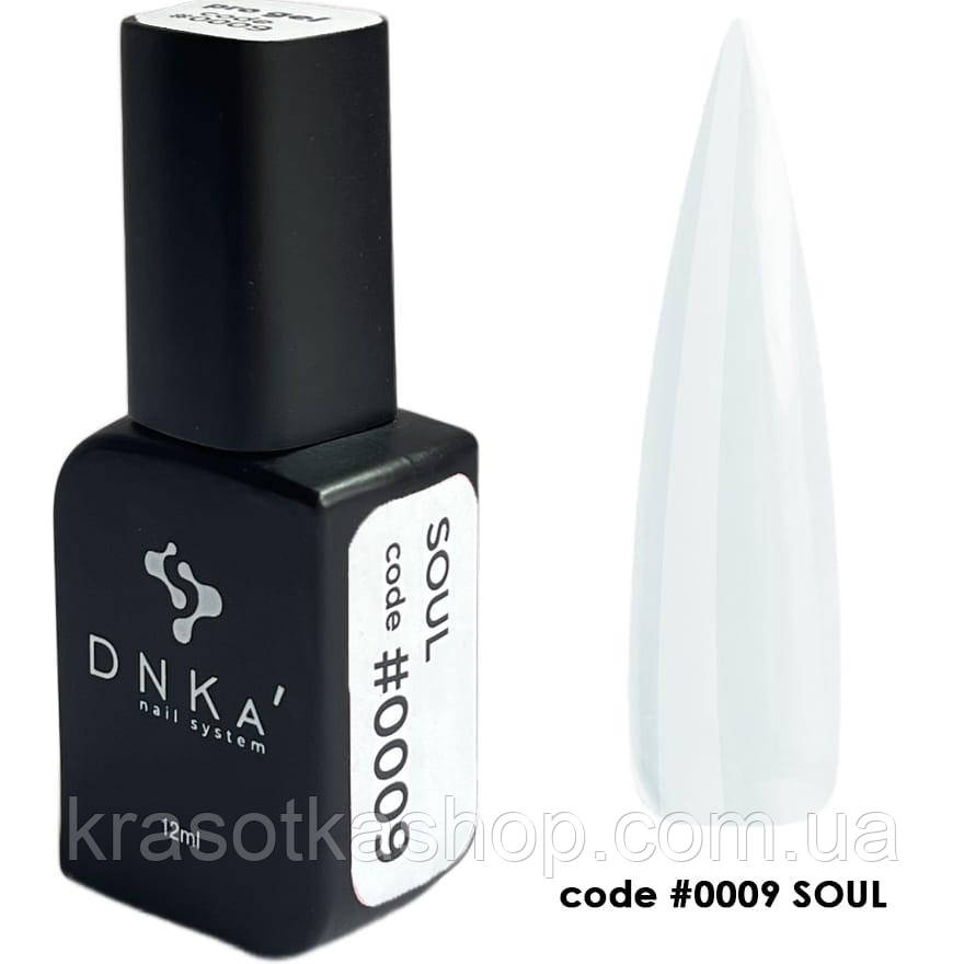 Гель для нігтів DNKa’ Pro Gel #0009 Soul Прозорий, 12мл
