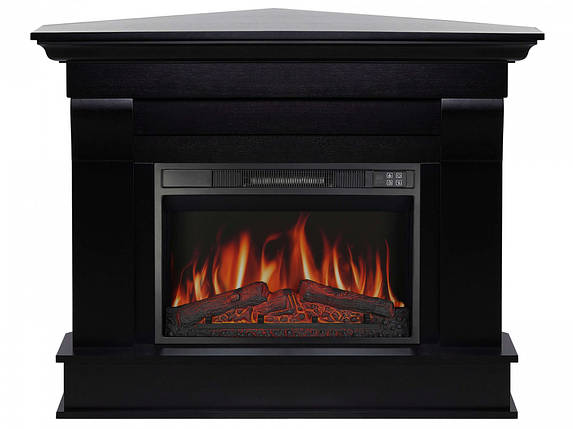 ПІдлоговий електрокамін з порталом кутовий з обігрівом ArtiFlame Albion Corner AF23S Венге (зі звуком), фото 1