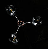 Люстра в спальню з плафонами (BK+CR) Splendid-Ray 286154, фото 3