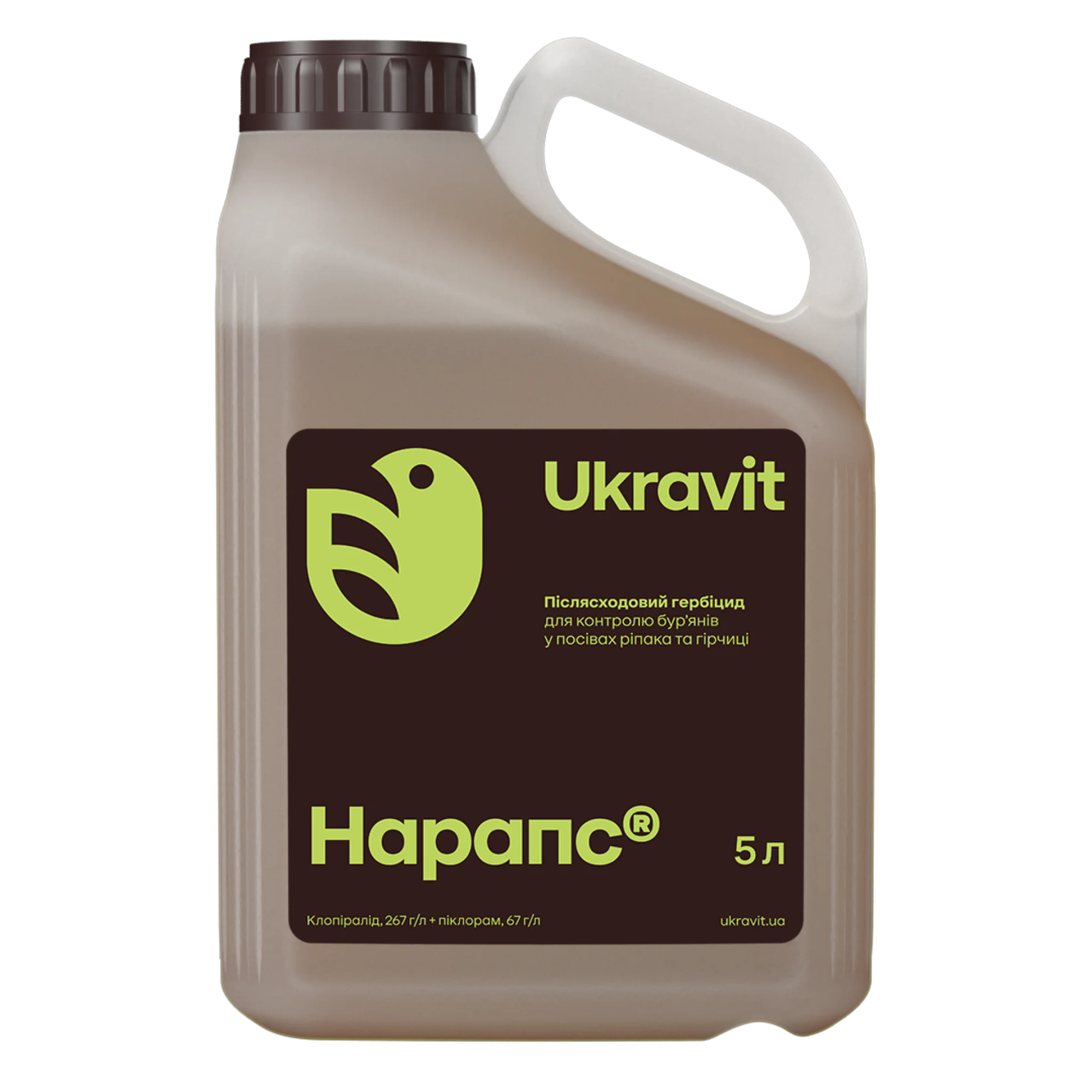 Гербіцид НАРАПС, РК (Клопіралід 267 г/л + піклорам 67 г/л) Укравіт, 5 л, фото 1
