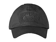 Бейсболка с липучкой Helikon-Tex PoliCotton Rip-Stop - BLACK, фото 6