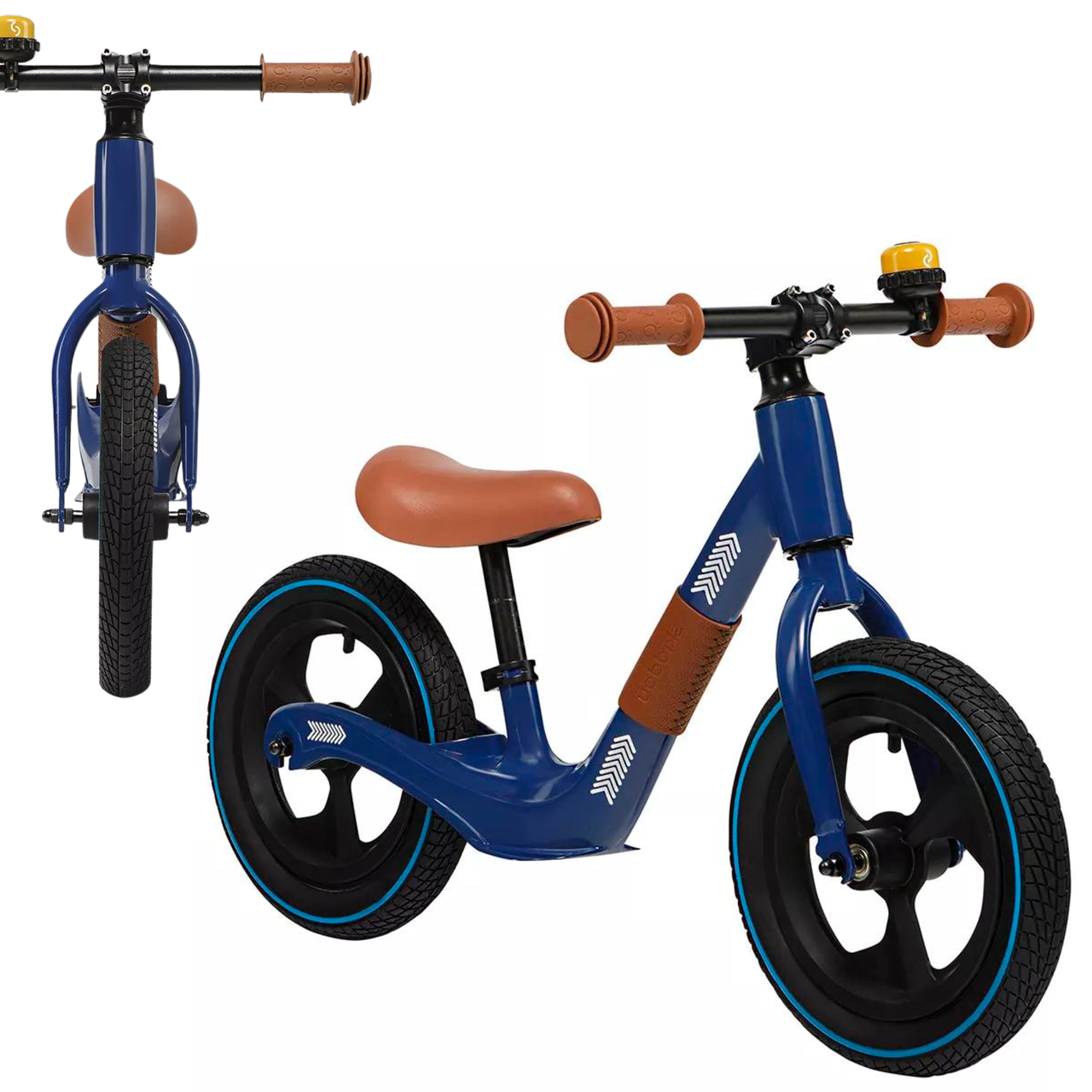 Беговел 2-х колесный для малышей от 3 лет Skiddou Poul Denim, Велокат велобег для мальчика - фото 1 - id-p2102887258