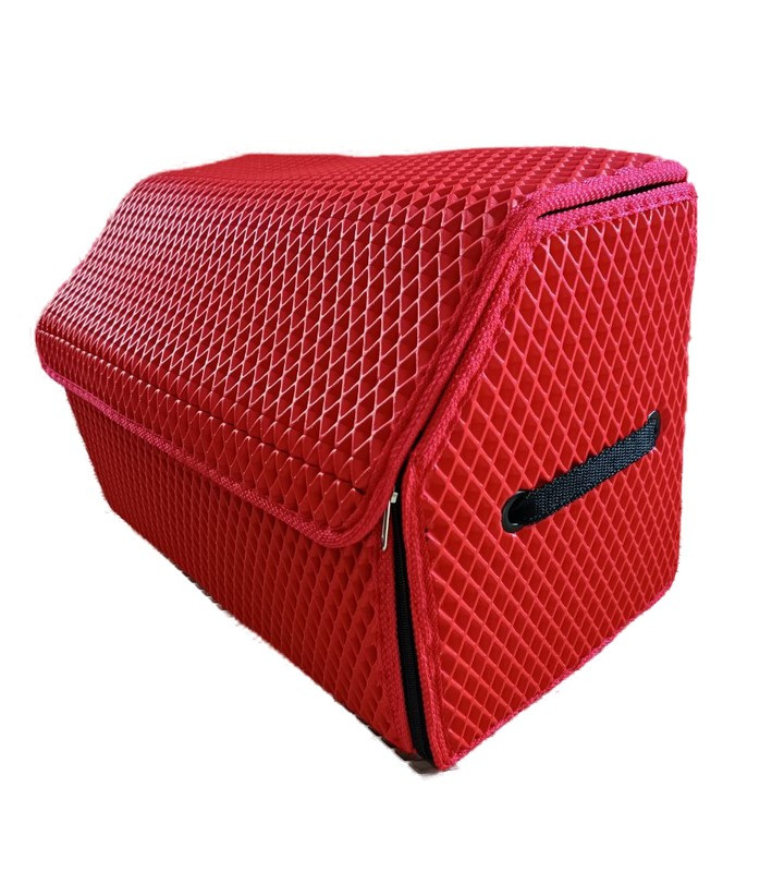 Сумка-органайзер в багажник EvaMood M Ultra 40х26х32см червоний (червоний кант)