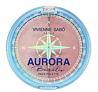 Палетка для скульптурирования лица Vivienne Sabo Aurora Borealis Face Palette