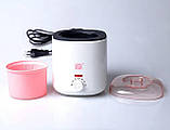 Баночний воскоплав SS-002A на 100 Вт. (400 мл) з керамічною чашею – для розігріву воску., фото 2