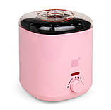 Баночний воскоплав SS-002A на 100 Вт. (400 мл) з керамічною чашею – для розігріву воску., фото 5