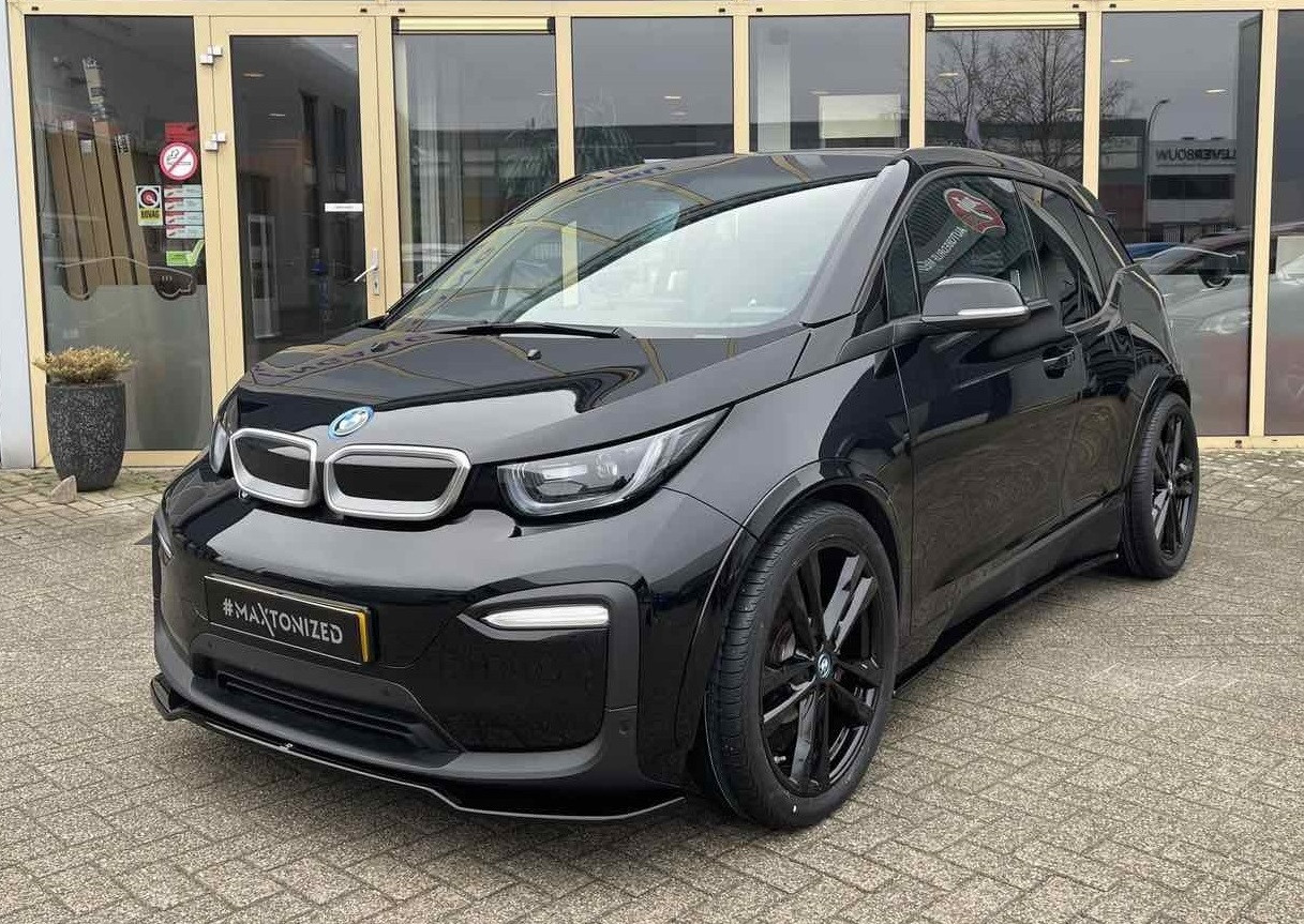 Сплітер BMW i3 тюнінг губа спідниця обвісів (V1), фото 1