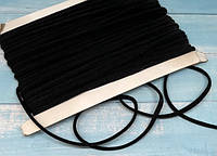 Эластичная резинка 0,5 см, цвет-черный, метр