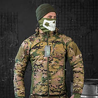 Армейская куртка Carrier на флисе и с утепленными рукавами тактическая куртка мультикам для ВСУ prp