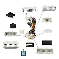 Перехідний штатний комплект з проведенням 9" Lesko Nissan Pathfinder (R52) 2013+ (1234-297) + canbus 4 шт, фото 4