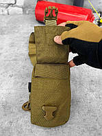 Военная поясная сумка Silver Knight камуфляжная сумка однолямочная водоотталкивающая для ВСУ Койот prp