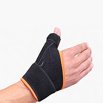 Бандаж ортез AOLIKES A-1670 Right back + orange на зап'ястку та великий палець 13 шт., фото 3