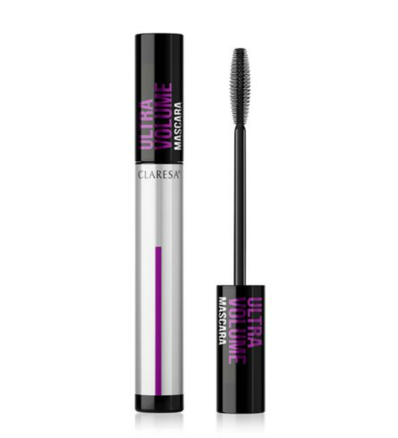 Тушь для ресниц Claresa Ultra Volume Mascara, Black (чорна), 10 г