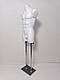 Чоловічий манекен "Давид" білий на ДВП підставці, фото 2