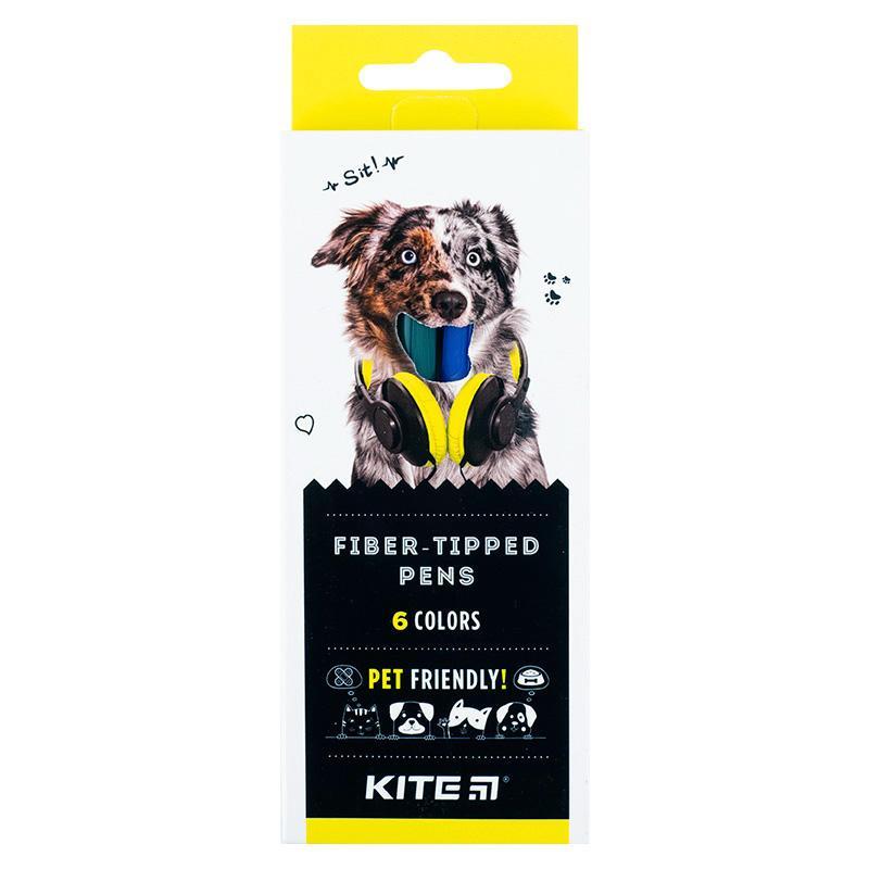 Фломастери Kite Dogs 6 кольорів (k22-446)