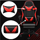 Ігрове комп'ютерне крісло FOX 2 червоний CHAHO Gordon M1 G265, фото 4