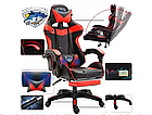 Ігрове комп'ютерне крісло FOX 2 червоний CHAHO Gordon M1 G265, фото 6