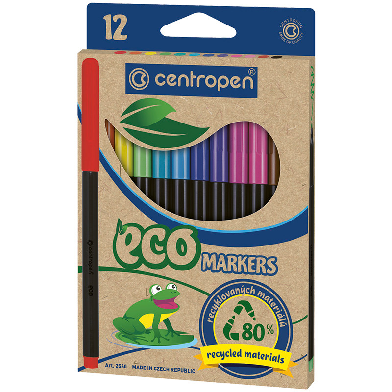 Набір фломастерів Centropen Еко 12 шт (2560/12)