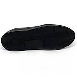 Жіночі шкіряні туфлі сліпони на низькому ходу чорного кольору Springer SR23075-2 чорний а-с розмір 36, фото 9