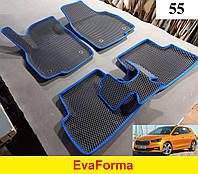 3D коврики EvaForma на Skoda Fabia 4 '21-, 3D коврики EVA
