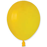 Латексна кулька Gemar жовта (002) пастель 5" (12,5см) 1шт.