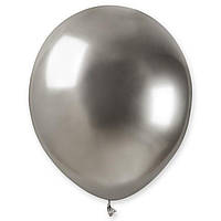 Латексна кулька Gemar срібна (089) хром 5"(12,5см)100шт