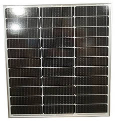 Сонячна панель SOLAR PANEL SA-50 / 2465/ 63*58*3/індикація V і A / верх скло, 18 V 50 W