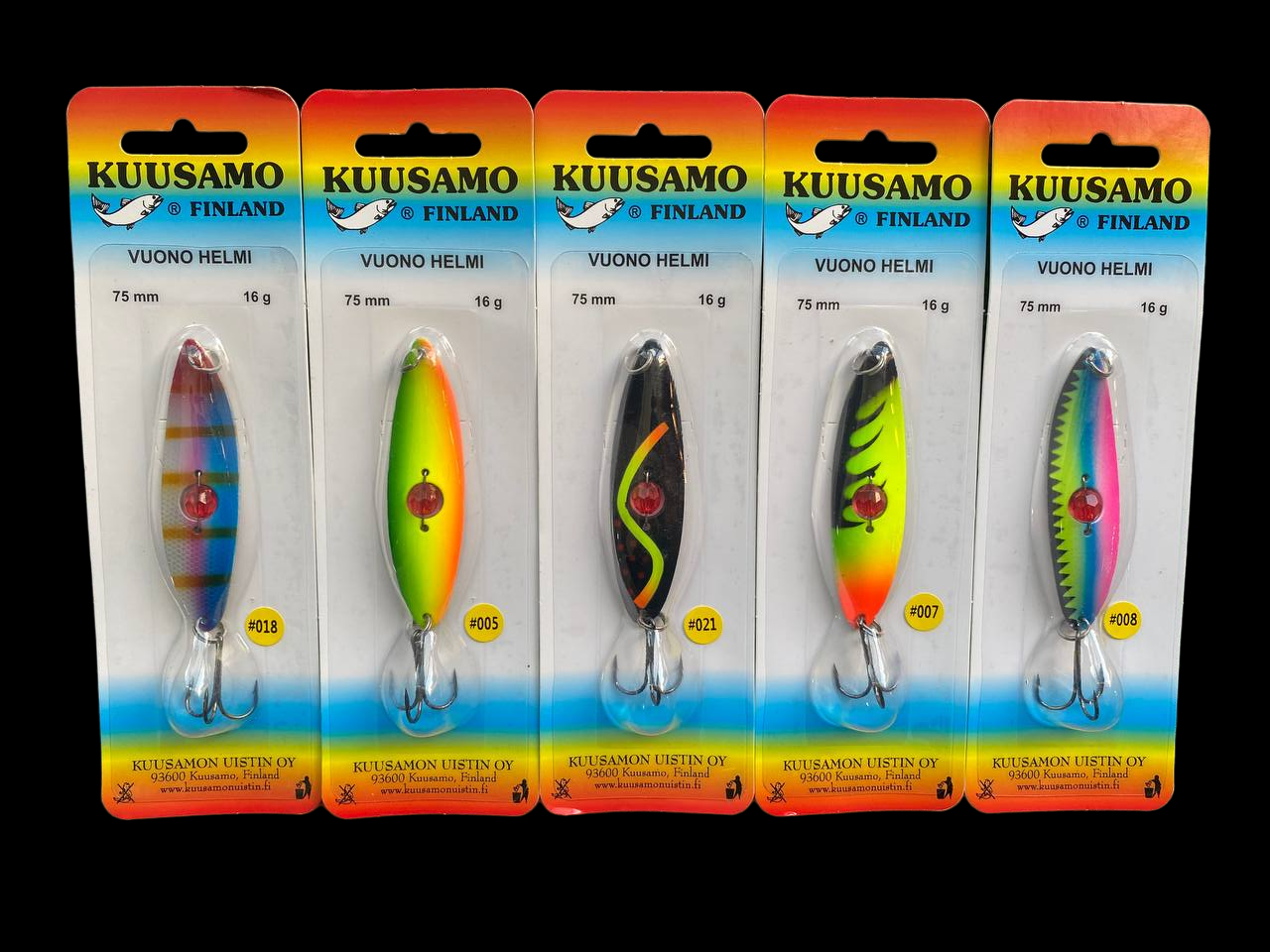 Блешня Columbia-Kuusamo Vuono Helma 16g 75mm ( набір 5шт ), фото 1