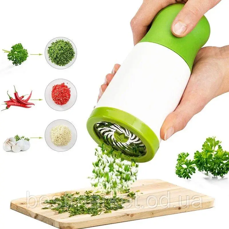 Ручний подрібнювач для свіжої зелені Herb Grinder