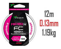 Флюрокарбон Intech Micron FC 12 м, 0.13мм 1.19 кг