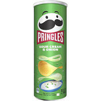 Чипсы Pringles Sour Cream&Onion Сметана-лук 165г (5053990101597) (код 1473317)