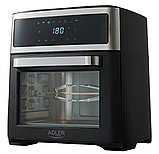 Багатофункціональна духовка 13л Adler AD 6309 - аерофритюрниця 8в1, фото 5