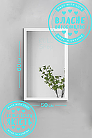 Настенное/напольное ростовое зеркало на подставке и колесиках с широким выбором размеров и цветов МДФ рамы O_o