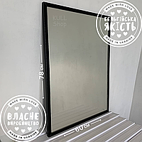 Макияжное тонкое подвесное зеркало на стену/стол/пол для барбера, стилиста, визажиста и парикмахера 78х60
