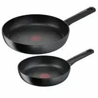 Набір посуду Tefal Набір сковорідок Hard Titanium PRO 22 та 28 см G3019022