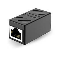 З'єднувач (зганяння) RJ-45 TRY Fitted Premium UTP Cat5e Cat6 чорний новий