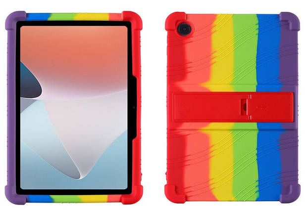 Чохол протиударний Friendly на OPPO Pad Air райдужний, фото 1