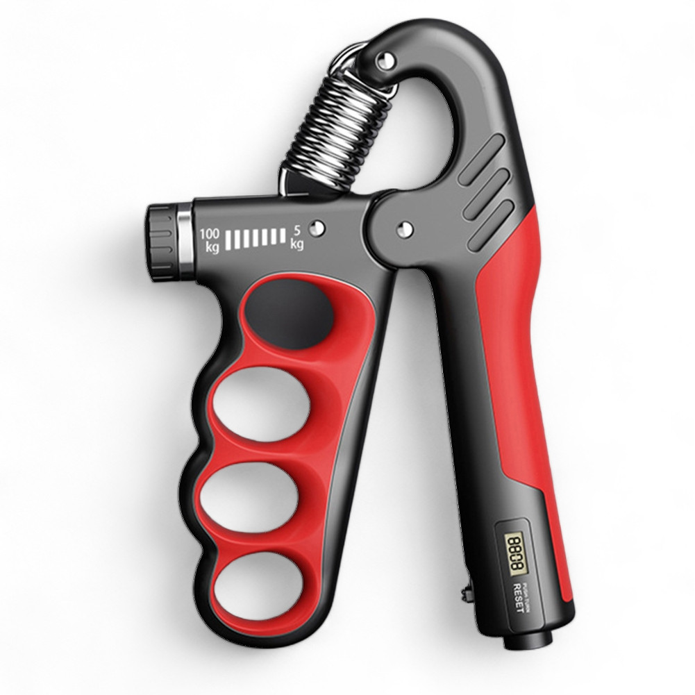 Еспандер кистьовий пружинний до 100 кг із лічильником, фото 1