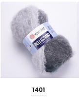 Нитки пряжа для в'язання мохерова BELLISSIMO YARNART Беліссімо ЯрнАрт № 1401