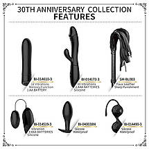 Набір БДСМ 6 предметів Pretty Love 30th ANNIVERSARY Baile чорний, фото 2