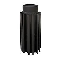 Радиатор для дымохода ø200 мм 2 мм 0,5 метра Версия-Люкс черный (20024)