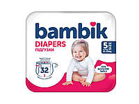 Підгузки №5 32шт дитячі medium junior (11-25 кг) ТМBambik