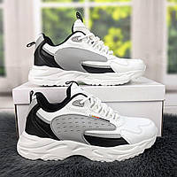 Підліткові кросівки демісезонні білі з чорним Bonote 5303
