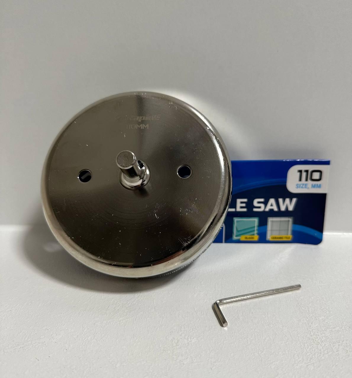Коронка алмазна гальванічна DIAMOND HOLE SAW Rapide 110мм, фото 1