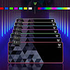 Ігрова поверхня ONIKUMA MP006 з RGB-підсвіткою 800*300*4 мм. Килимок для мишки великий з підсвіткою, фото 4