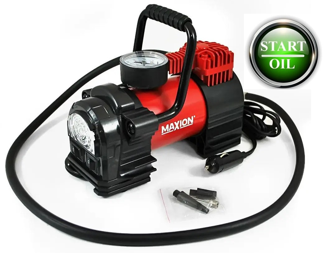Компресор автомобільний MAXION 40L-LED (7,5 атмосфер)