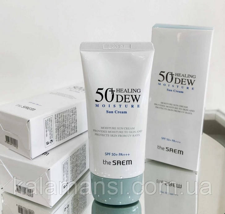 Сонцезахисний крем The Saem Healing Moisture Sun Cream SPF 50+ PA++ (05.05.2025 р)