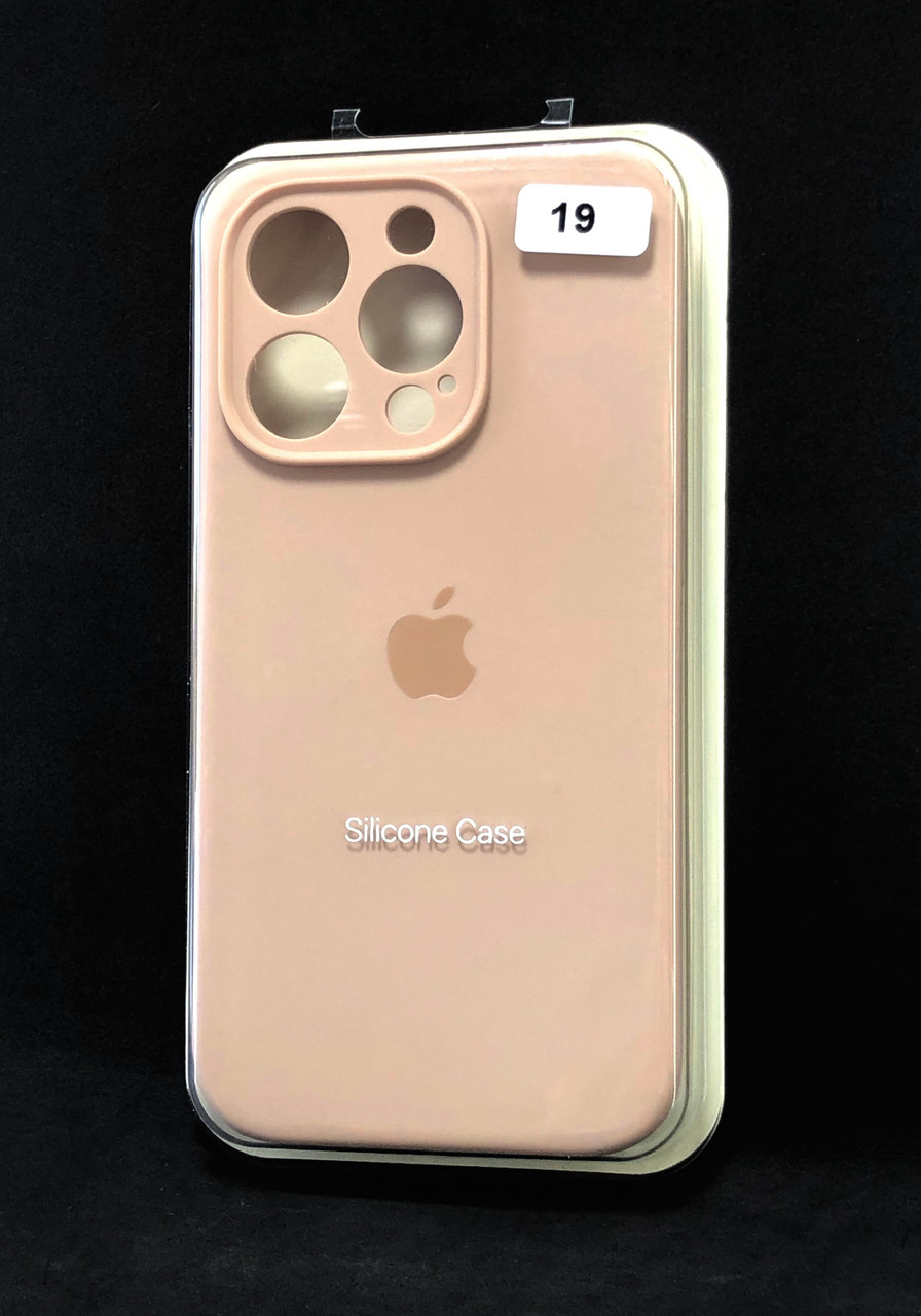 Чохол для телефону iPhone 15Pro Silicone Case original FULL Camera №19 pink sand (4you)