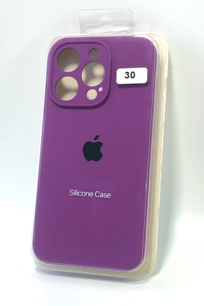Чохол для телефону iPhone 14ProMax Silicone Case original FULL Camera No30 purple (4you)