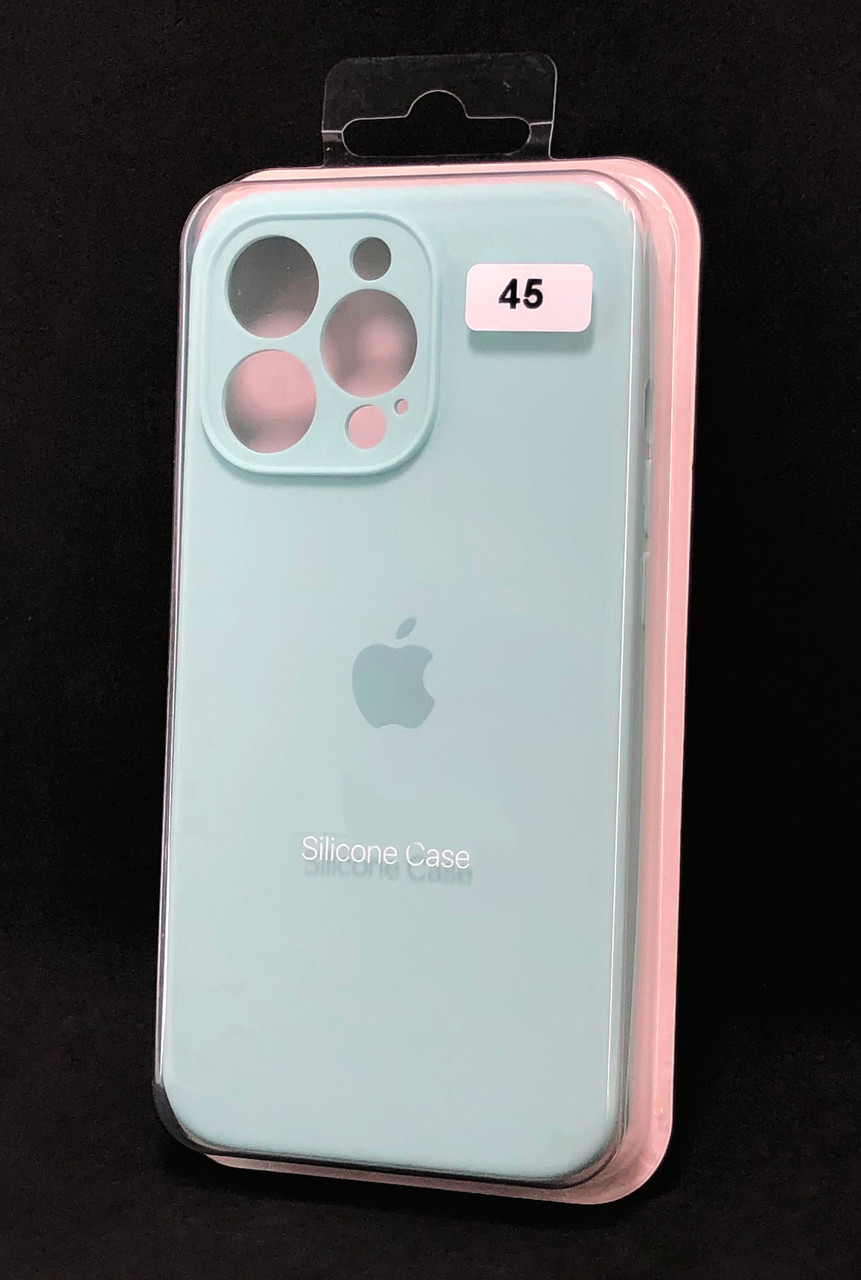 Чохол для телефону iPhone 12Pro Silicone Case original FULL Camera №45 sky blue (4you)